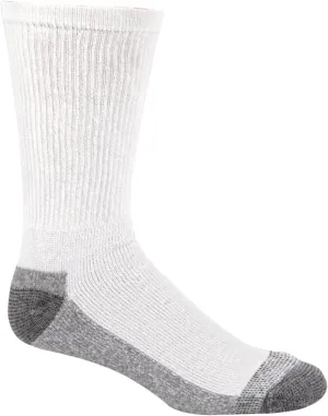 Fruit of the Loom Men's Workgear Durable Crew Socks with Arch Support