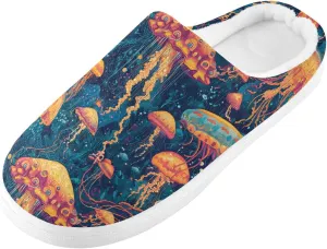 GAIGEO Slippers Men Candy Hearts Colorful, Warm Bridesmaid Slippers for Indoor/Outdoor, Ideal for Winter