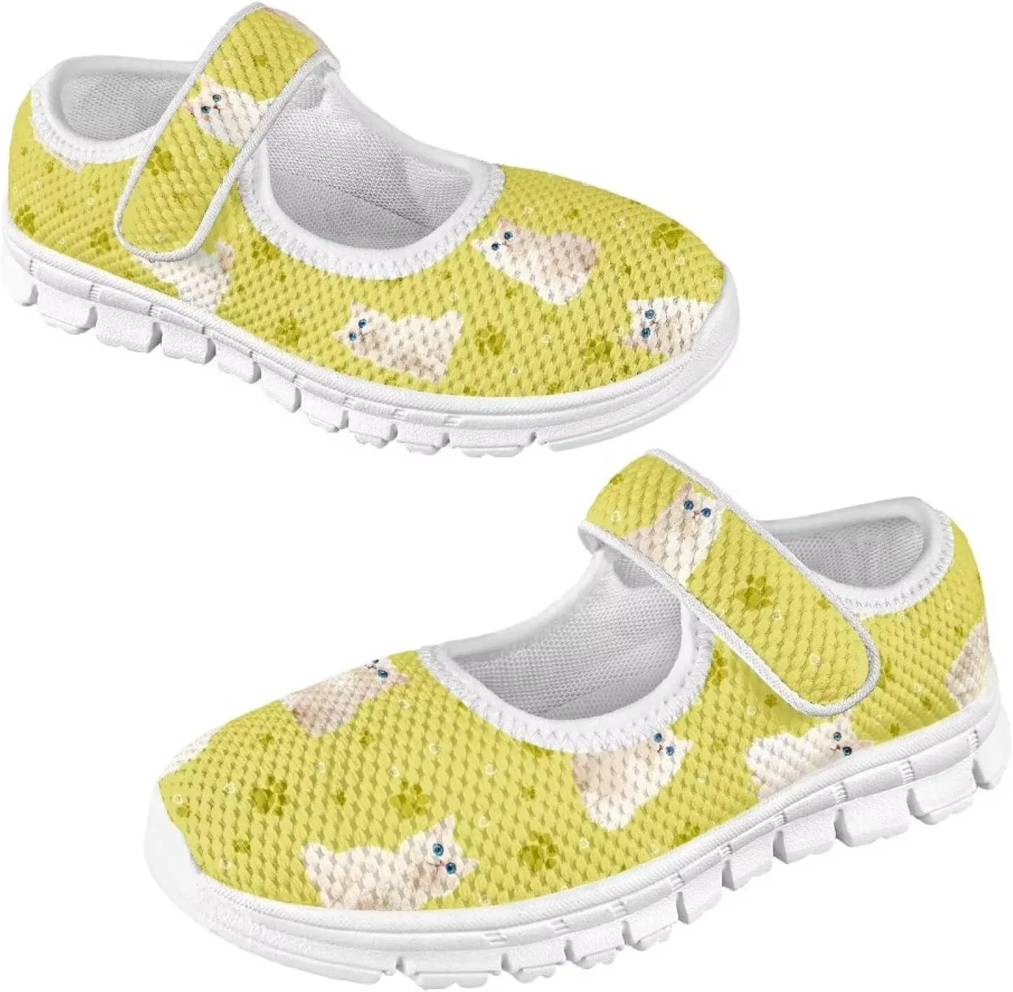 Girls Casual Shoes with Strap,Printed Sneaker for Toddlers Kids,Comfort Anti-Slip Walking Shoes for Indoor Outdoor
