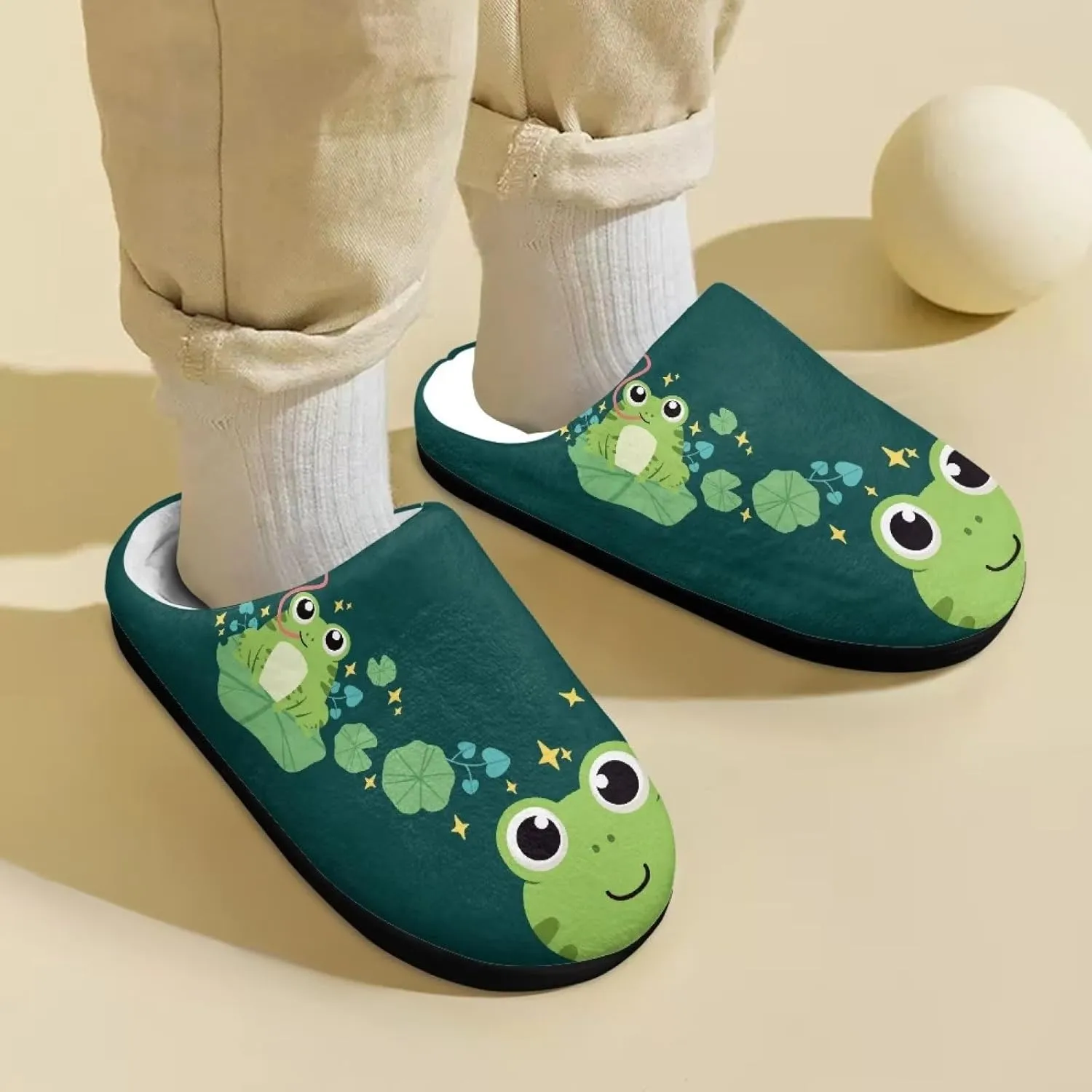 Girls Cozy House Slippers Unisex Plush Comfy House Shoes Indoor Slippers for Kids Winter Anti-Slip