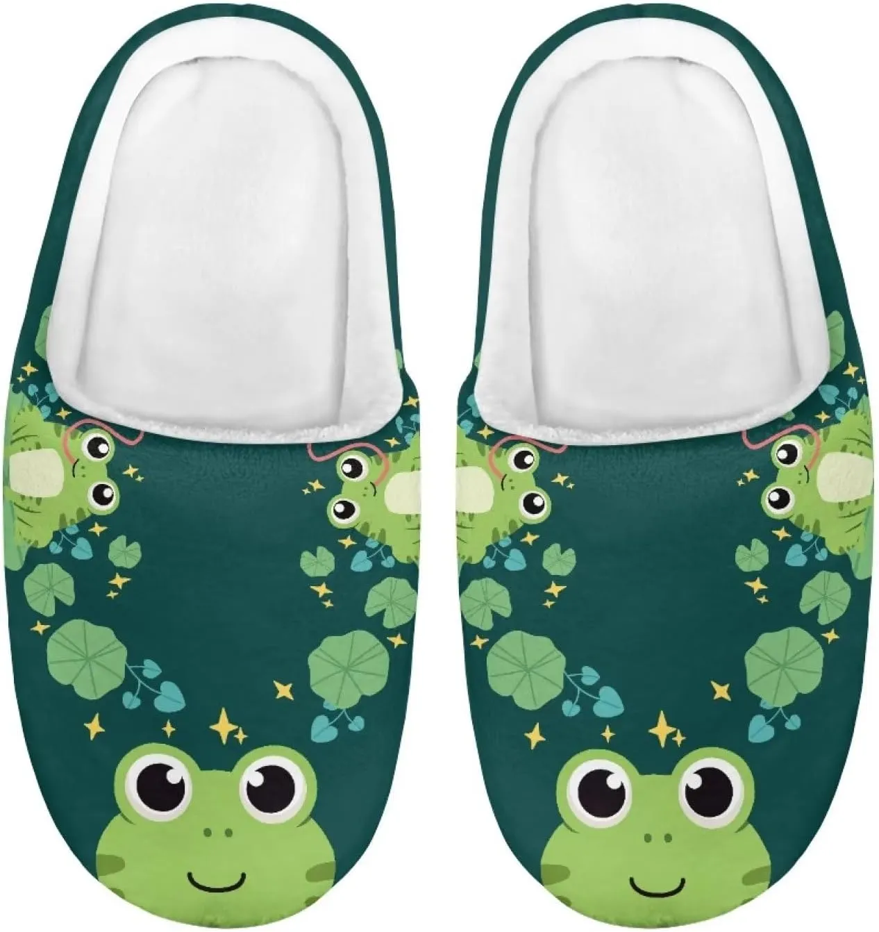 Girls Cozy House Slippers Unisex Plush Comfy House Shoes Indoor Slippers for Kids Winter Anti-Slip