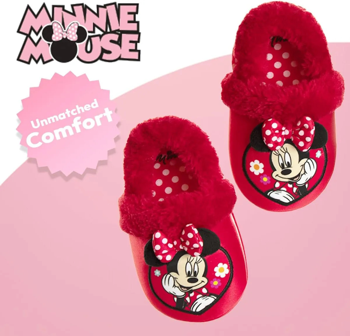 Girl's Slippers Indoor House Shoes Warm Plush Slip Ons (Toddler-Little Kid)