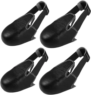 GLEAVI Steel Toe Cap Safety Overshoes 2 Pair Warm Sturdy Foot Protection for Workplace and Factory Use