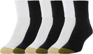 GOLDTOE Women's Classic Turn Cuff Socks 6 Pack