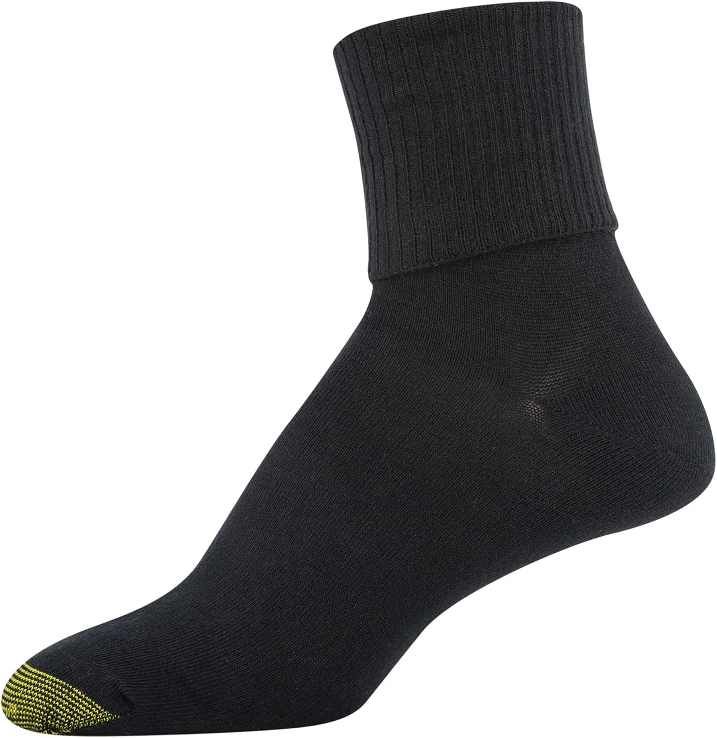 GOLDTOE Women's Classic Turn Cuff Socks 6 Pack