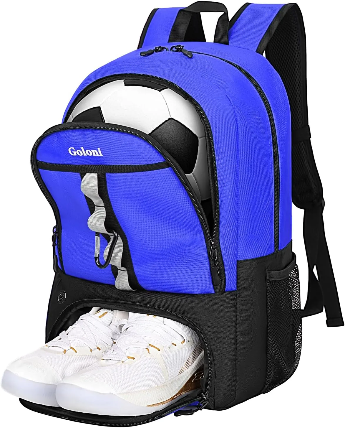 Goloni Youth Soccer Bag,Basketball Bag with Ball Compartment & Shoe Compartment,Backpack for Football Volleyball Basketball