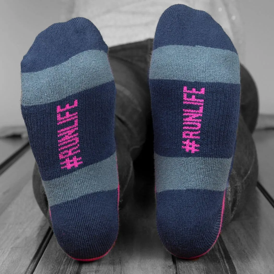 Gone For a Run Inspirational Ankle Socks for Women - Affirmation - Fun Running Socks - Runners Gifts & Motivation