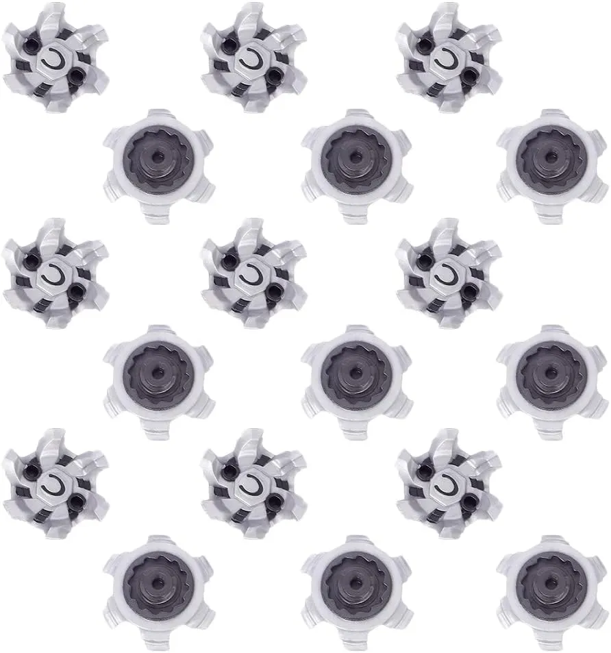 Gonetre spikes 7 * 6 * 3 18 Pcs Shoe Spikes for Shoes Rubber Soft Spike Studs Replacement Cleats Spikes Pins