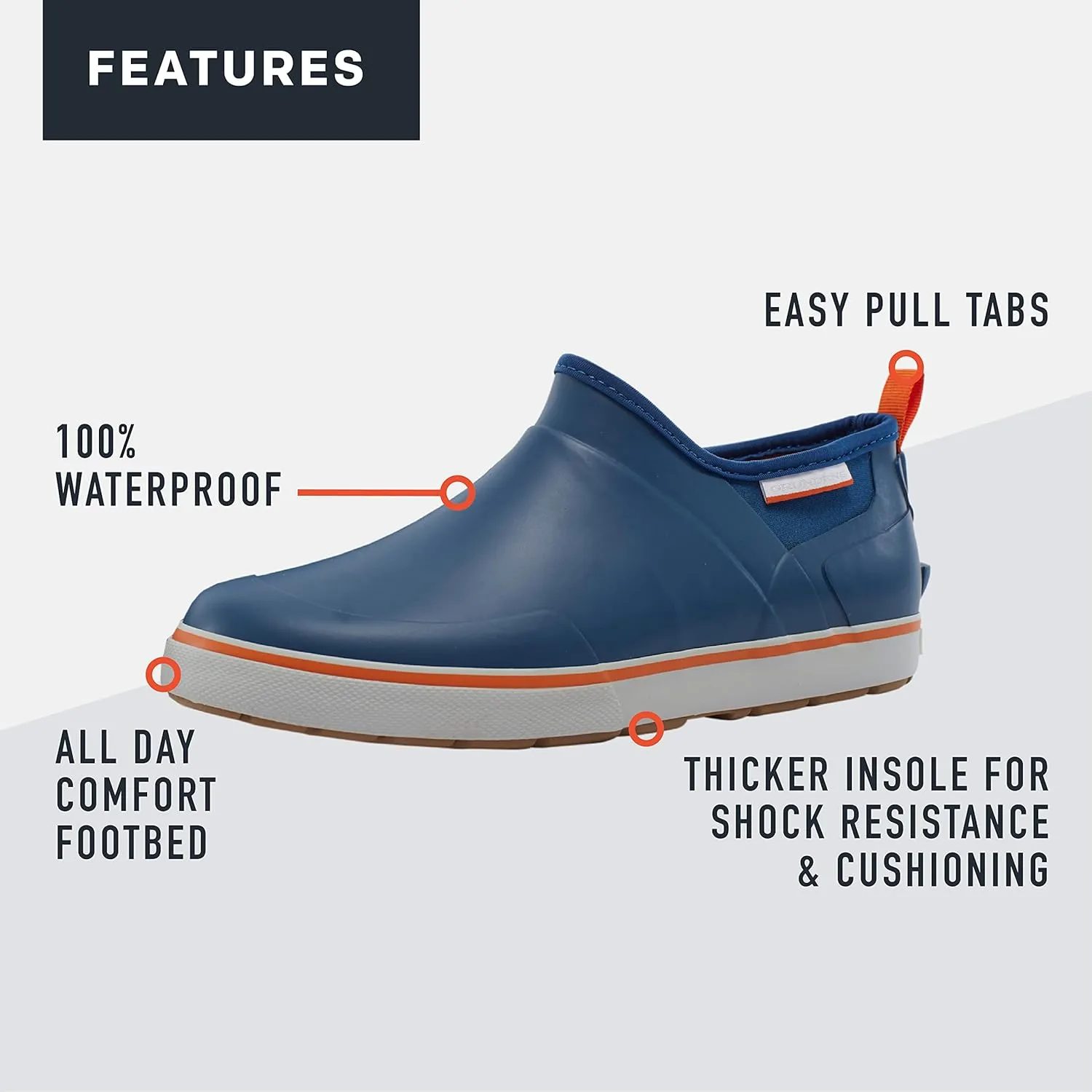 Grundéns Men's Deck-Boss Slip-On | Durable, Waterproof