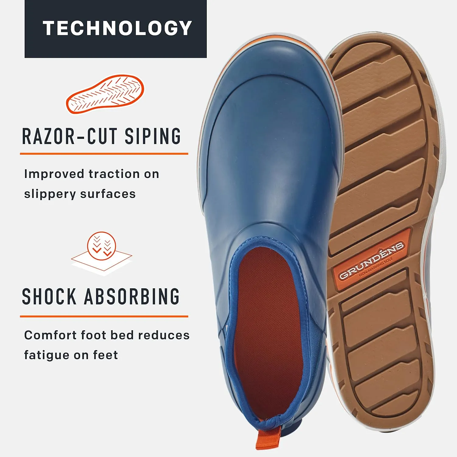 Grundéns Men's Deck-Boss Slip-On | Durable, Waterproof