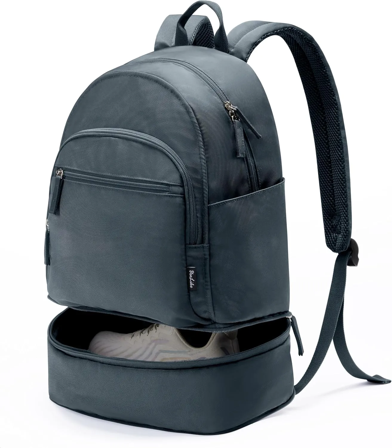 Gym Backpack for Women Small Gym bag with Expandable Shoe Compartment Waterproof Travel Backpack 26L