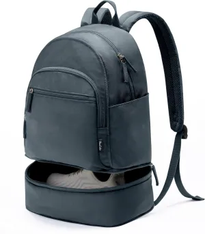 Gym Backpack for Women Small Gym bag with Expandable Shoe Compartment Waterproof Travel Backpack 26L