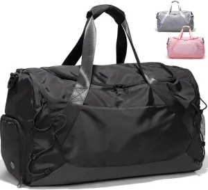 Gym Bag 36L Large Travel Duffel Bag For Men&Women Water-Resistant Sport Bags With Shoes Compartment Wet Pocket Heavy Duty Weekender Overnight Carry On Bag For Gym, Yoga, Swim, Travel