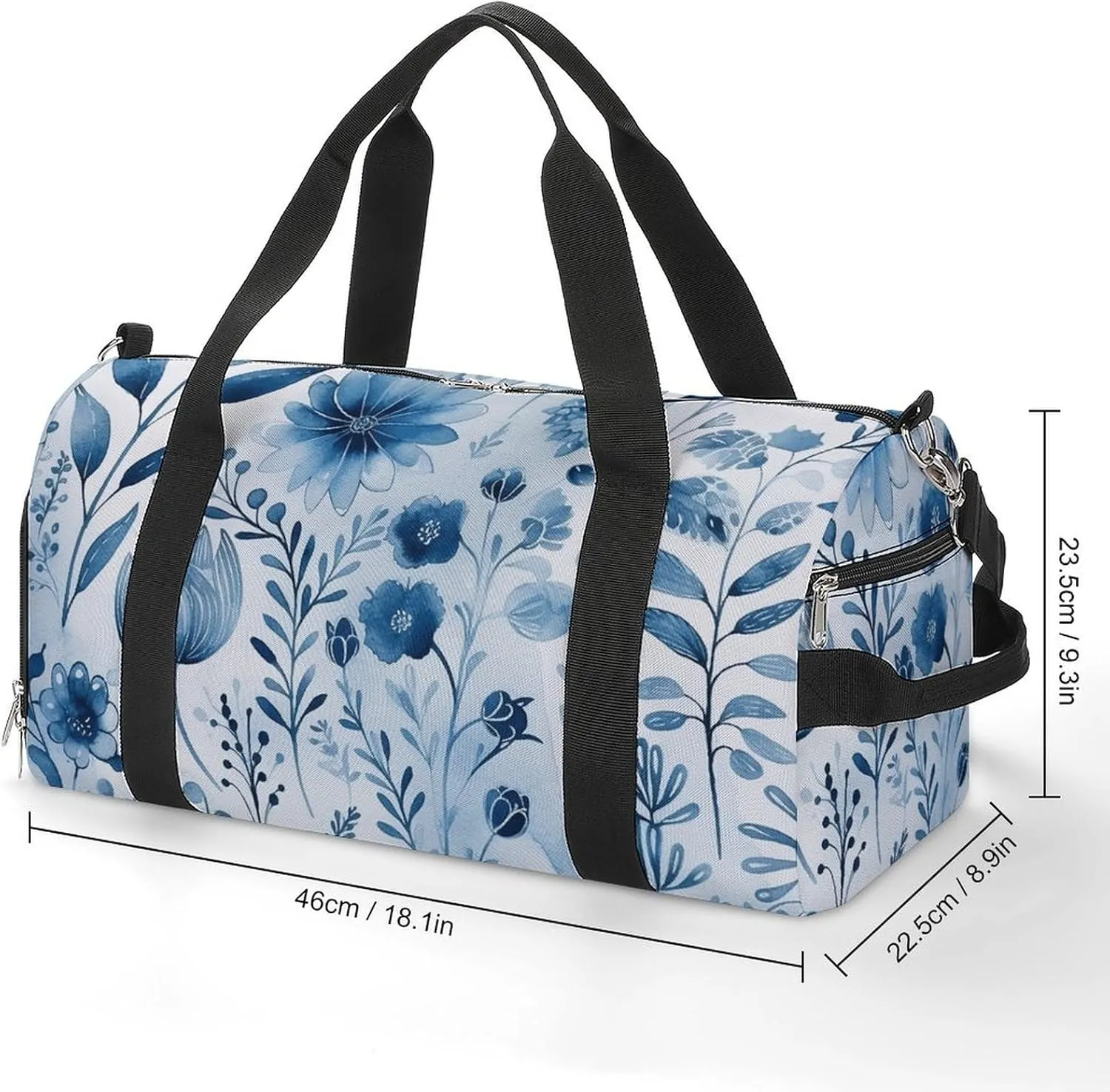 Gym Bag Color Field Painting Style Duffel Bag for Men Women Overnight Bag with Shoe Compartment Workout Bags