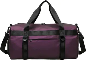 Gym Bag for Women Men with Shoe Compartment Waterproof Travel Duffel Weekender Carry on Beach Yoga Overnight Luggage
