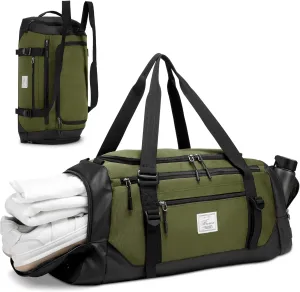 Gym Bag, Gym Bags for Men, Duffle Bag, Gym Bag Men, Duffel Bag, 40L Travel Bag With Shoe Locker, Travel Duffel Bags