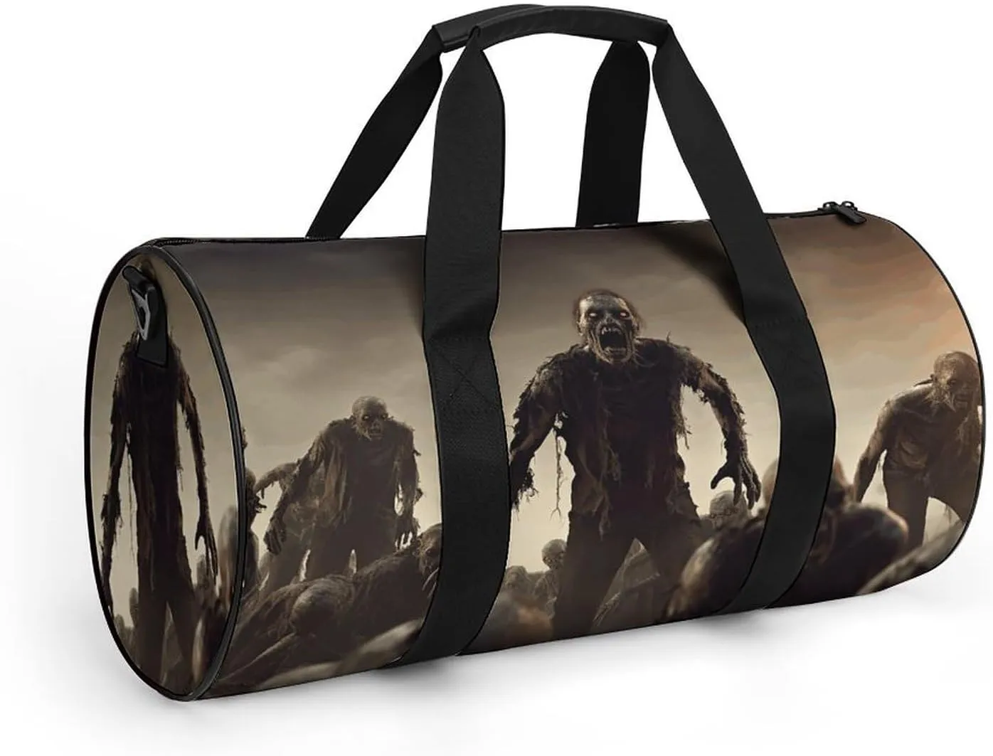 Gym Bag Many Zombie Duffel Bag for Men Women Overnight Bag with Shoe Compartment Workout Bags