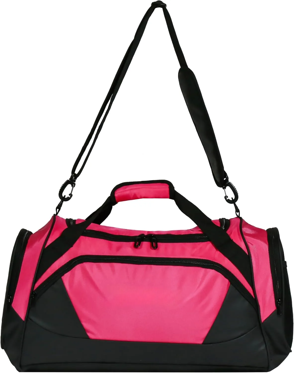 Gym Bag with Shoe Compartment for Men and Women -Durable, Water-Resistant Sports Duffel for Fitness, Travel, and More (Pink)