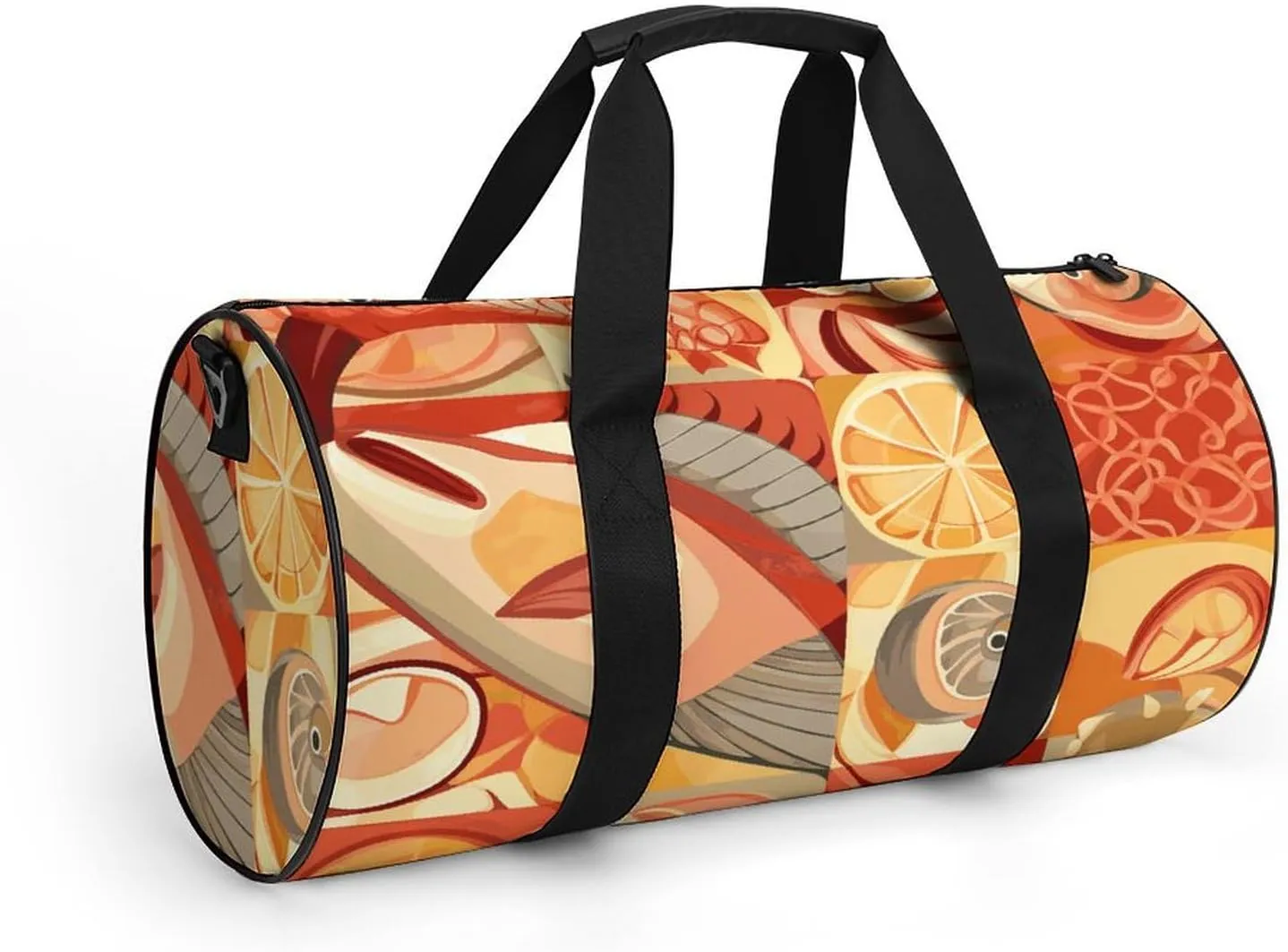 Gym Bags Small Lobster And Crab Duffel Bag Overnight Bag with Shoe Compartment Carryon Bag for Men Women