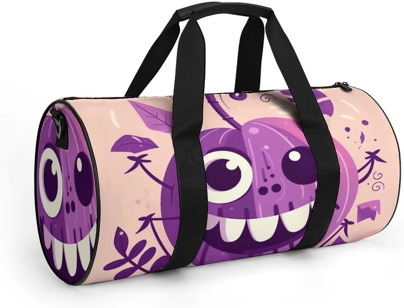 Gym Bags Small Monster Pumpkin Duffel Bag Overnight Bag with Shoe Compartment Carryon Bag for Men Women