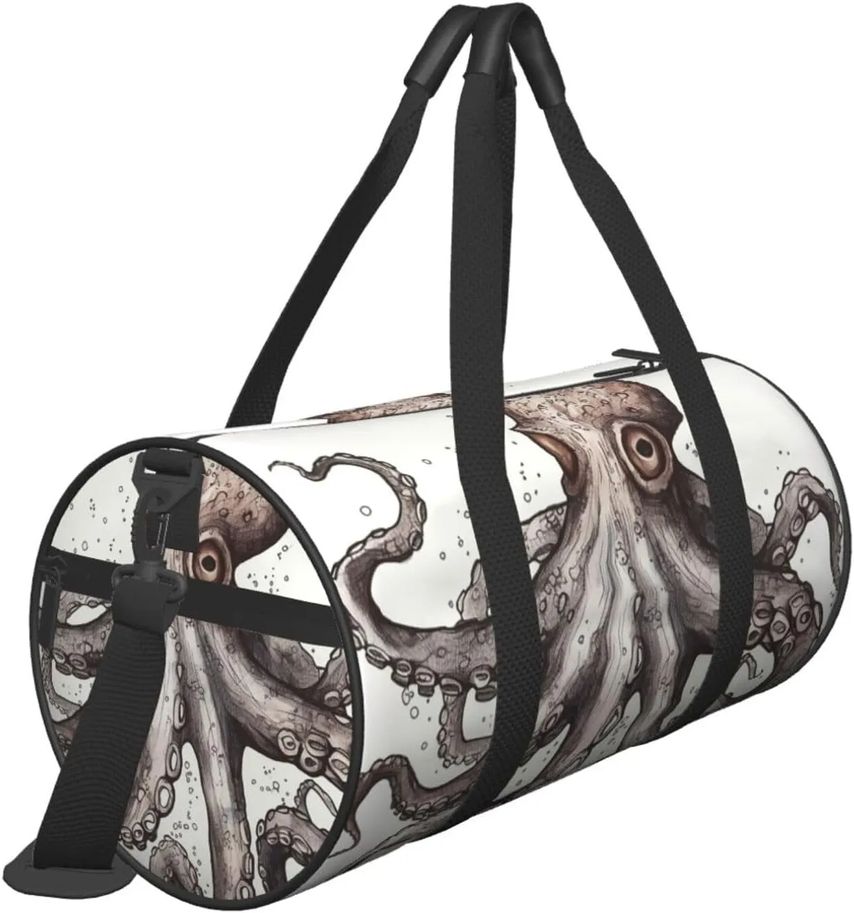 Gym Bags Small Octopus Duffel Bag Overnight Bag with Shoe Compartment Carryon Bag for Men Women