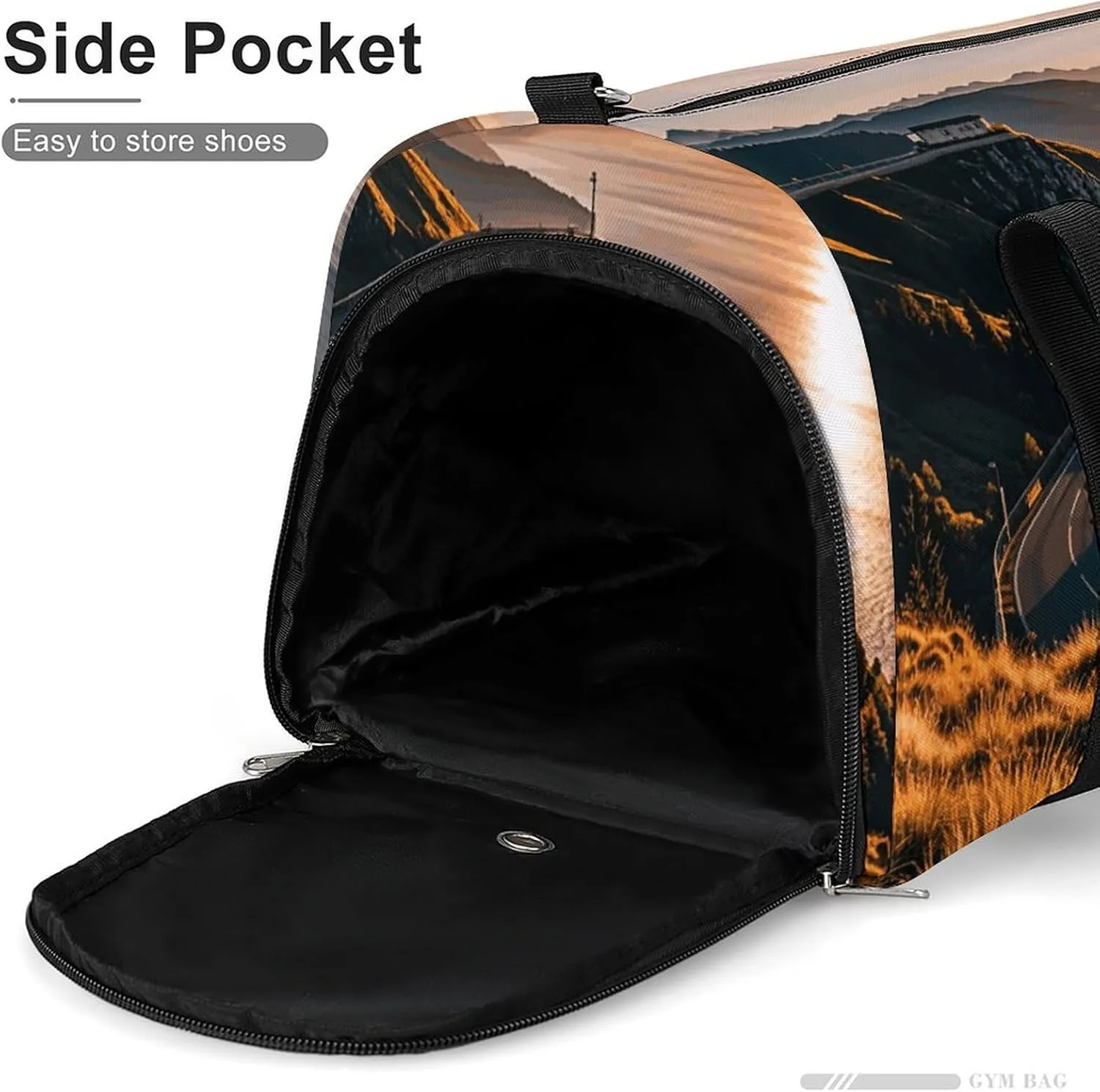 Gym Bags Small Shining Overlook Duffel Bag Overnight Bag with Shoe Compartment Carryon Bag for Men Women