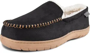 Haggar Men's Venetian Slipper Indoor/Outdoor House Shoe with Memory Foam Comfort