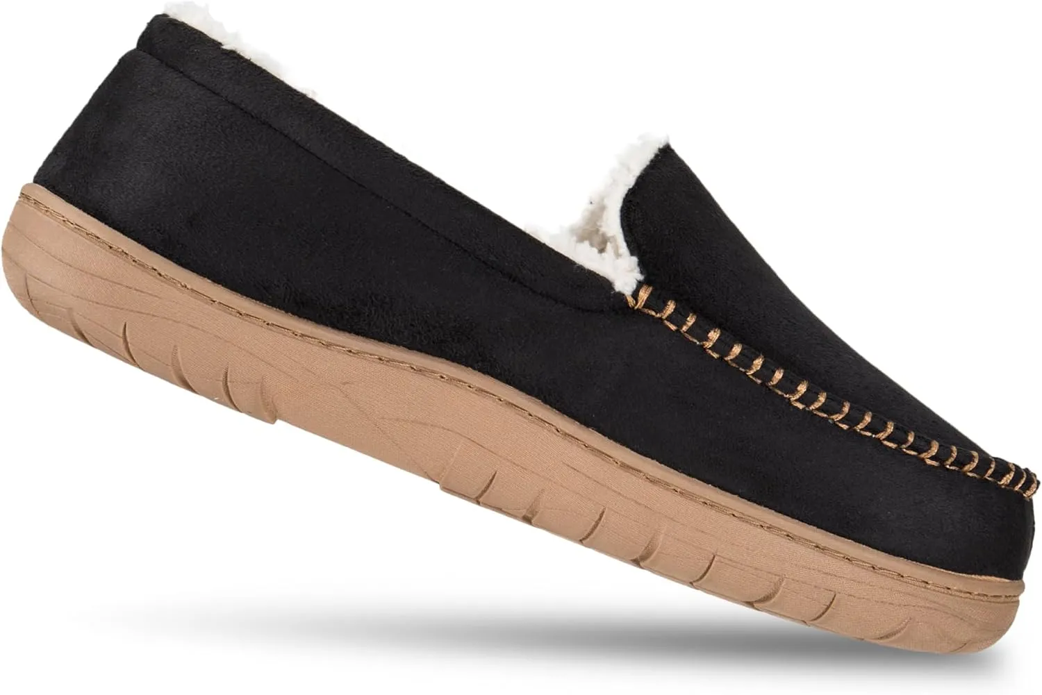 Haggar Men's Venetian Slipper Indoor/Outdoor House Shoe with Memory Foam Comfort