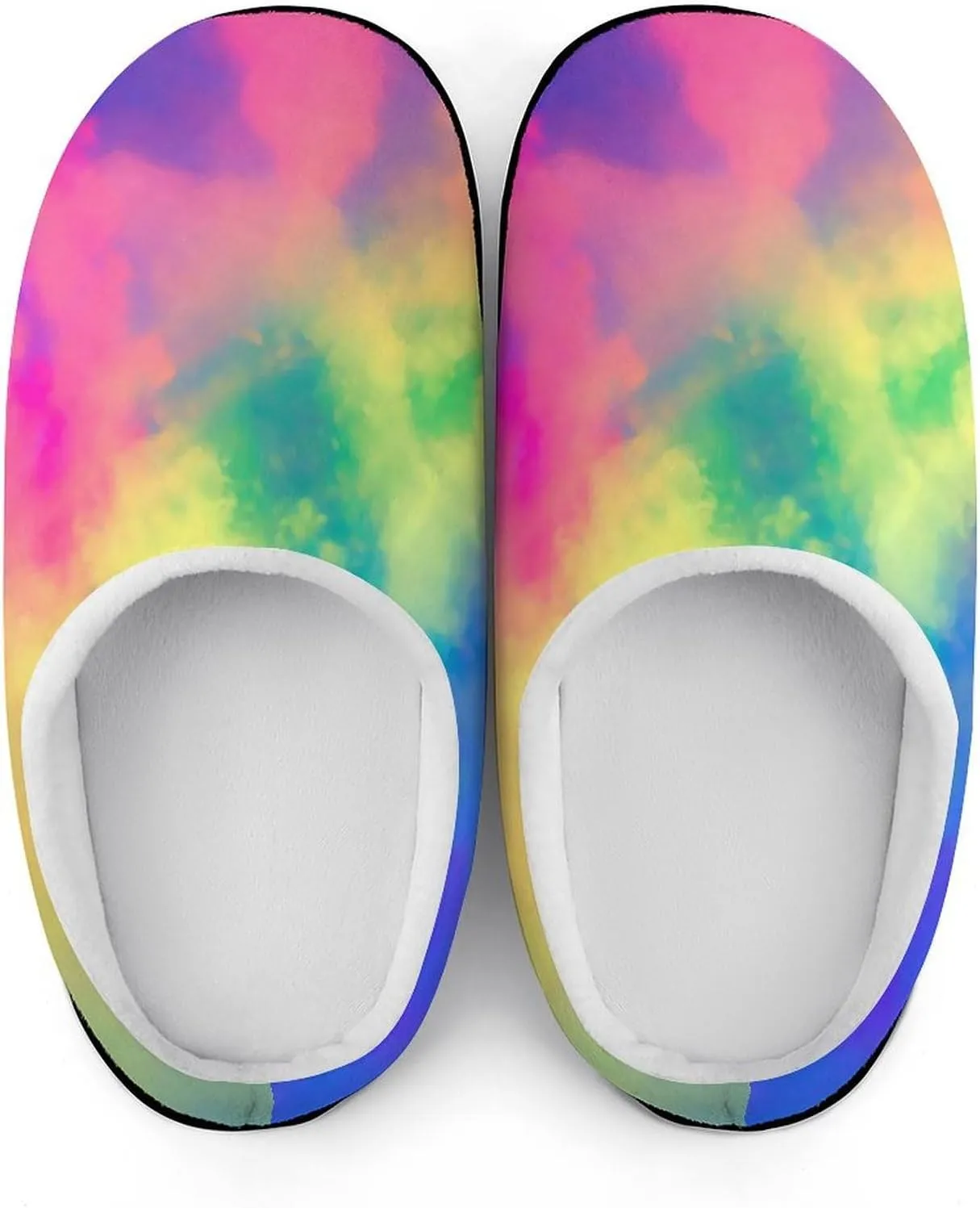 Halloween House Slippers For Woman Mens Memory Foam Bedroom Slippers Indoor Outdoor Slip-On Shoes Soft Fall Slippers