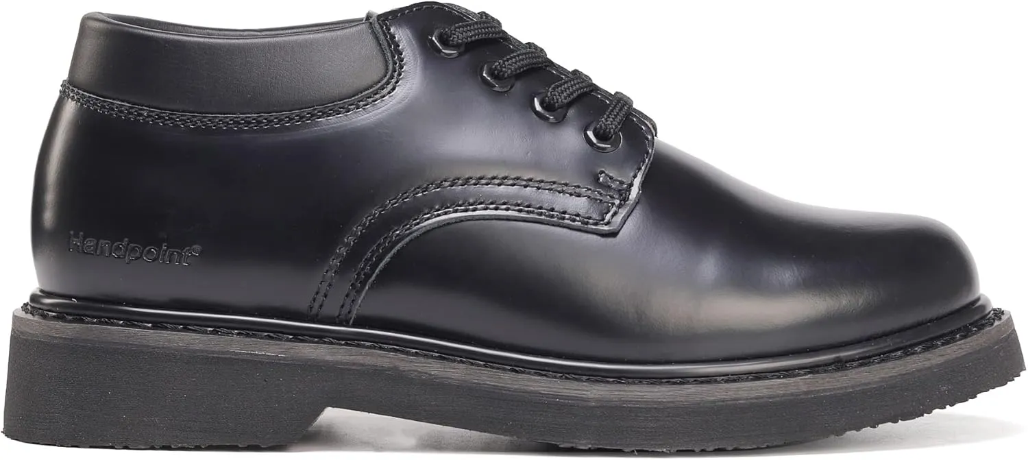 HANDPOINT Oxford Men's Black Slip Resistant Durable Fashion Breathable EH Work Shoe 82102
