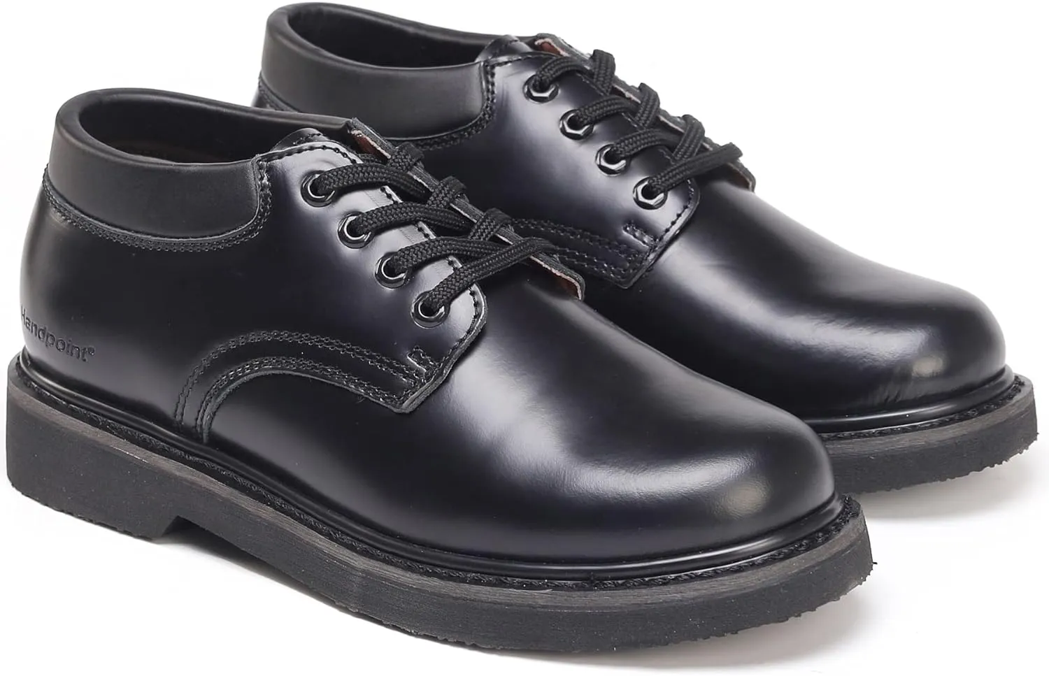 HANDPOINT Oxford Men's Black Slip Resistant Durable Fashion Breathable EH Work Shoe 82102