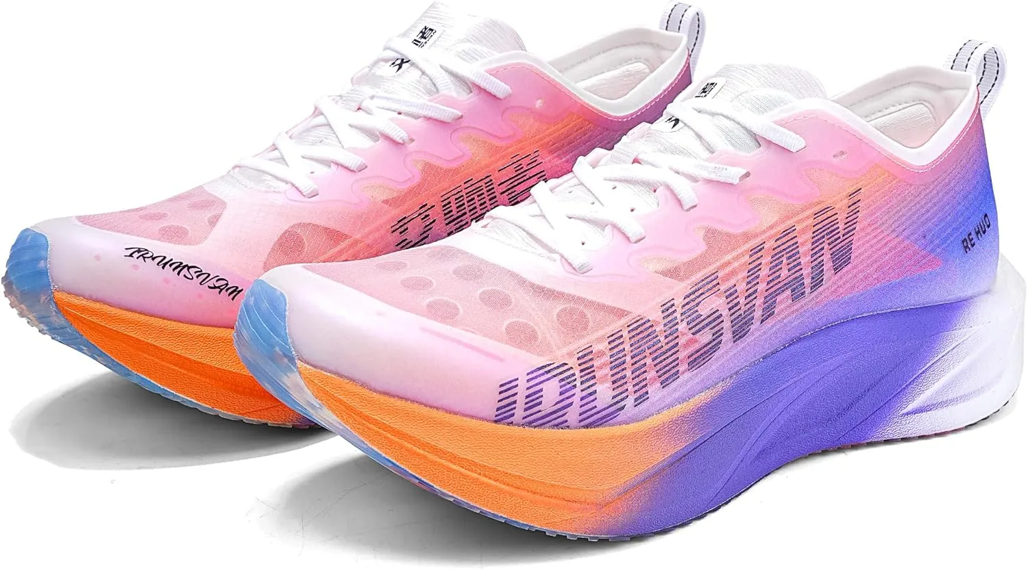 Heat 2.0 Carbon Plate Marathon Running Shoes for Men Anti-Slip Ultra-Light Rebound Athletic Man Sport Shoes Sneakers