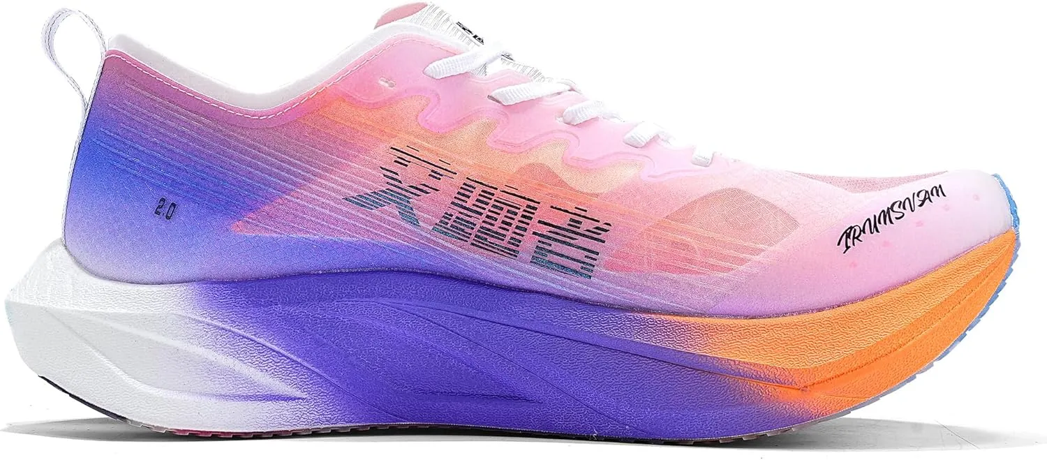 Heat 2.0 Carbon Plate Marathon Running Shoes for Men Anti-Slip Ultra-Light Rebound Athletic Man Sport Shoes Sneakers