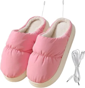 Heater Shoes Soft Slippers Winter Cold Weather Shoes Plush Foot Warmer Winter Feet Warmer Indoor Heater