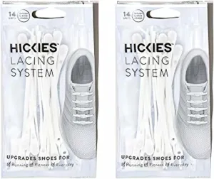 HICKIES No Tie Shoelaces – Elastic, Waterproof, Unisex Shoelaces for Adults, One Size Fits All for Sneakers & Running Shoes