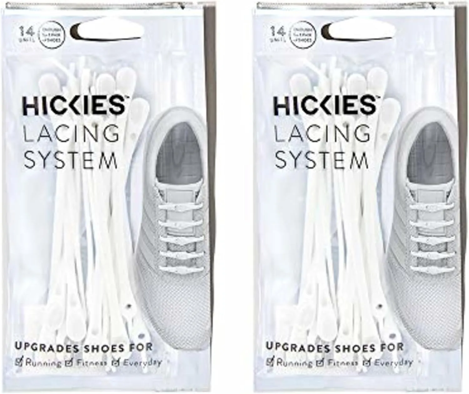 HICKIES No Tie Shoelaces – Elastic, Waterproof, Unisex Shoelaces for Adults, One Size Fits All for Sneakers & Running Shoes