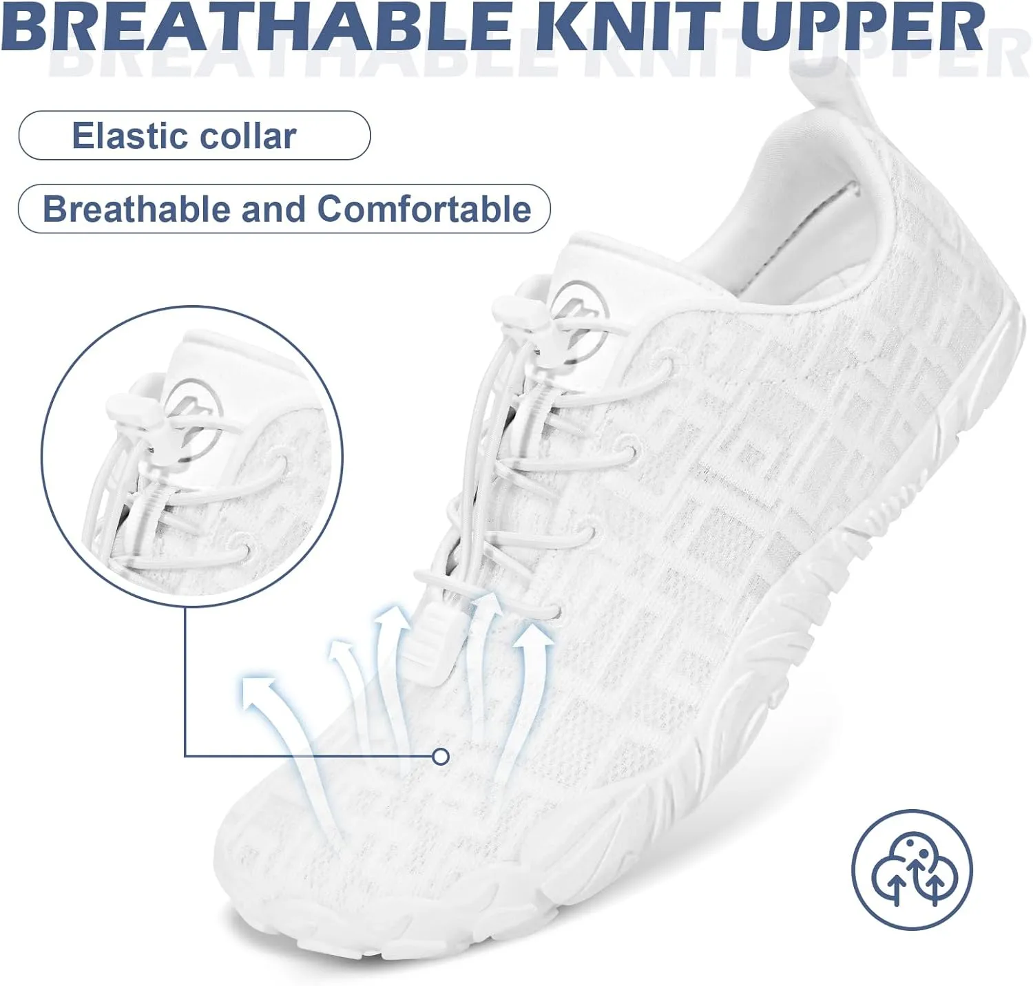 Hike Barefoot Shoes Women Men with Wide Toe Box Footwear Healthy Non-Slip Hike Beach Pool Aqua Swim Surf Hiking Running Athletic Water Shoe