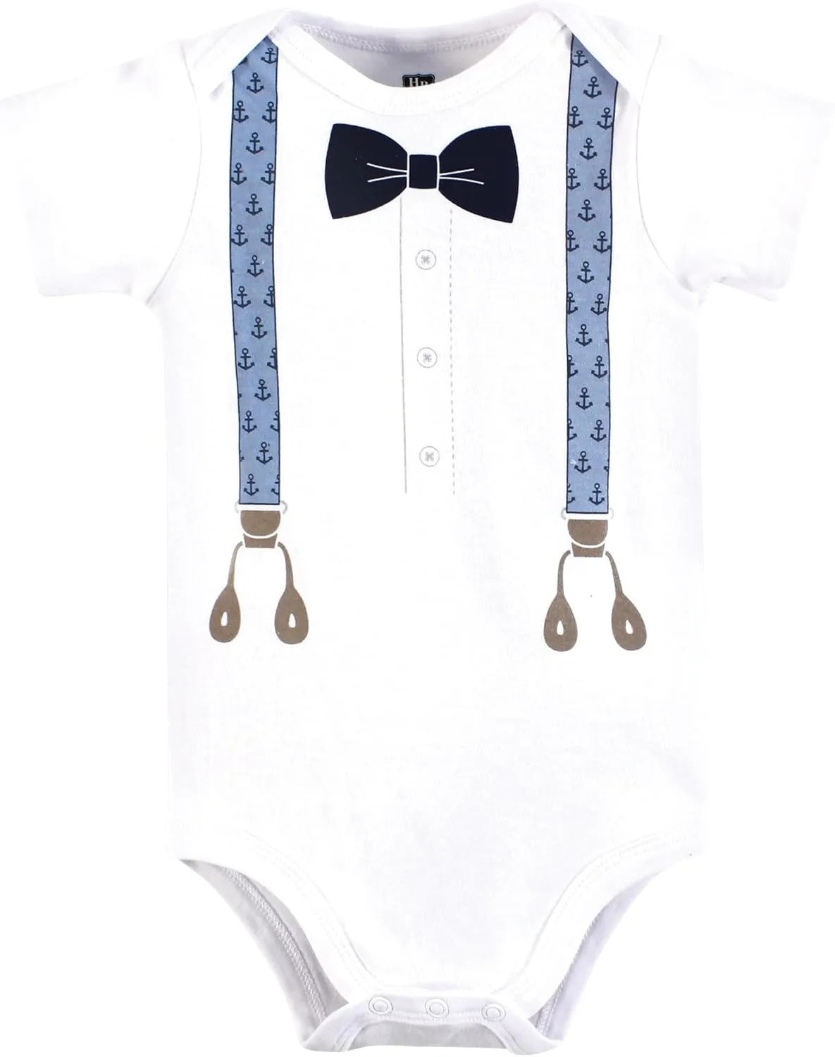 Hudson Baby Unisex Baby Cotton Bodysuit, Pant and Shoe Set