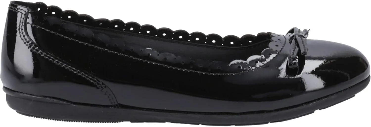 Hush Puppies Boy's Lillie Ballerina Pat Jnr, Black, 13 us Little Kid