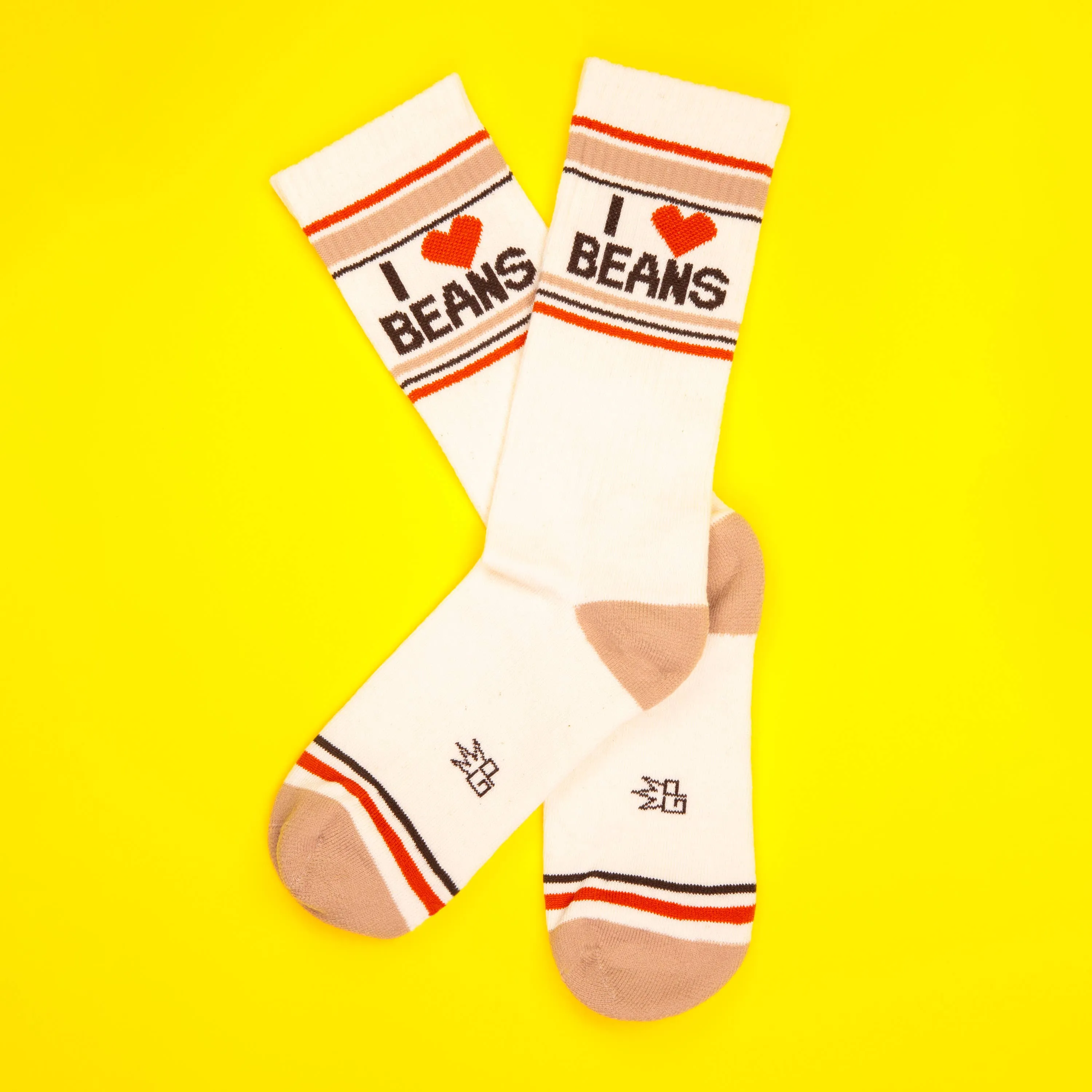 I ❤️ Beans Unisex Gym Crew Socks