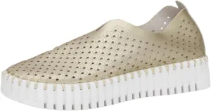 Ilse Jacobsen HORNBAEK Women's Tulip U0010 Metallic Platform | Slip-On | Low-Top