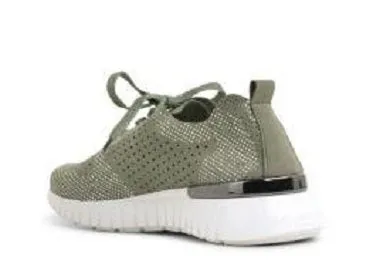 Ilse Jacobsen Women's Tulip 4075 Army Lace-Up Comfort Shoe
