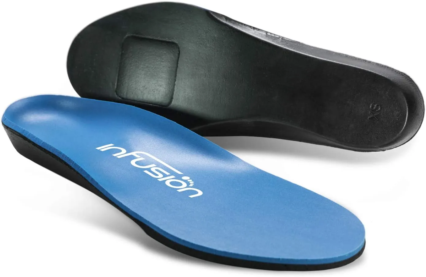 Infusion Ultra-Soft Shoe Insoles: Padded Foot Orthotic Inserts for Ultimate Cushion by Infusion Insoles (XS: Men's 4-5 | Woman's 5-7)