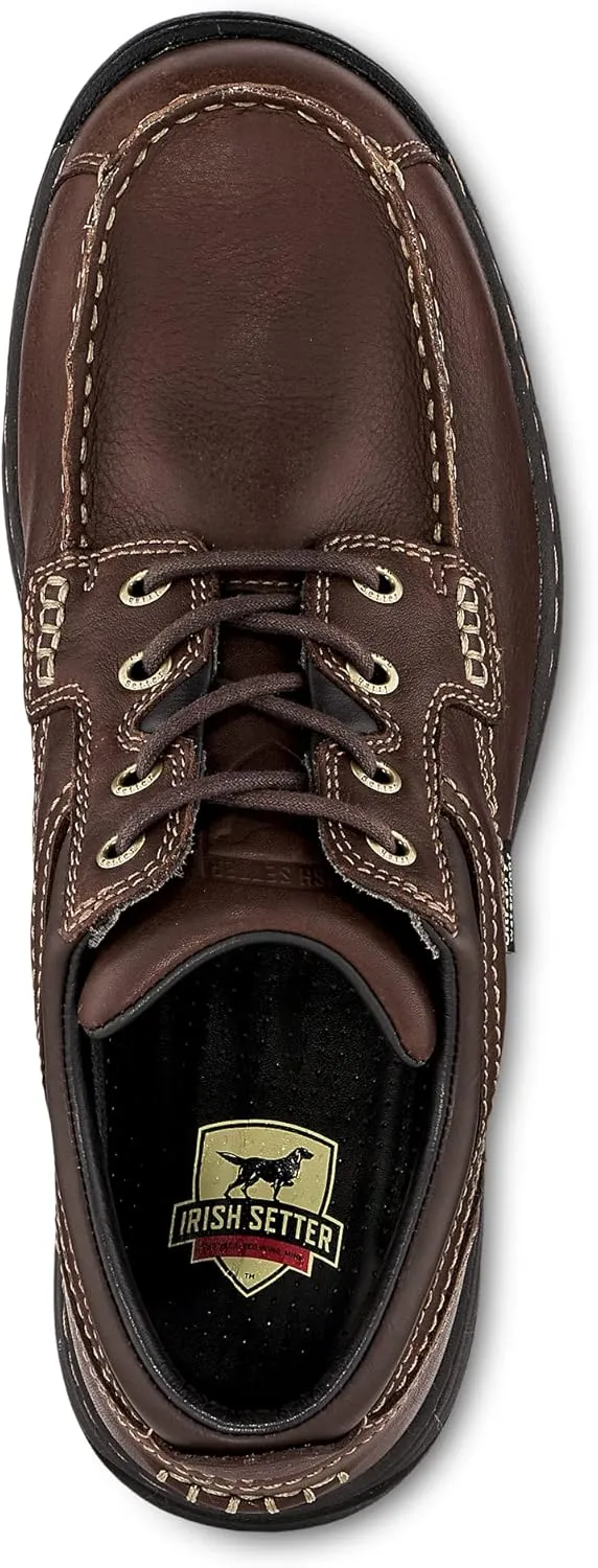 Irish Setter, Soft Paw, Men’s, Waterproof, Full Grain Leather, Oxford Shoe, Brown
