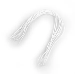 Irish Soft Shoe Laces - ROUND - WHITE - 175cm long