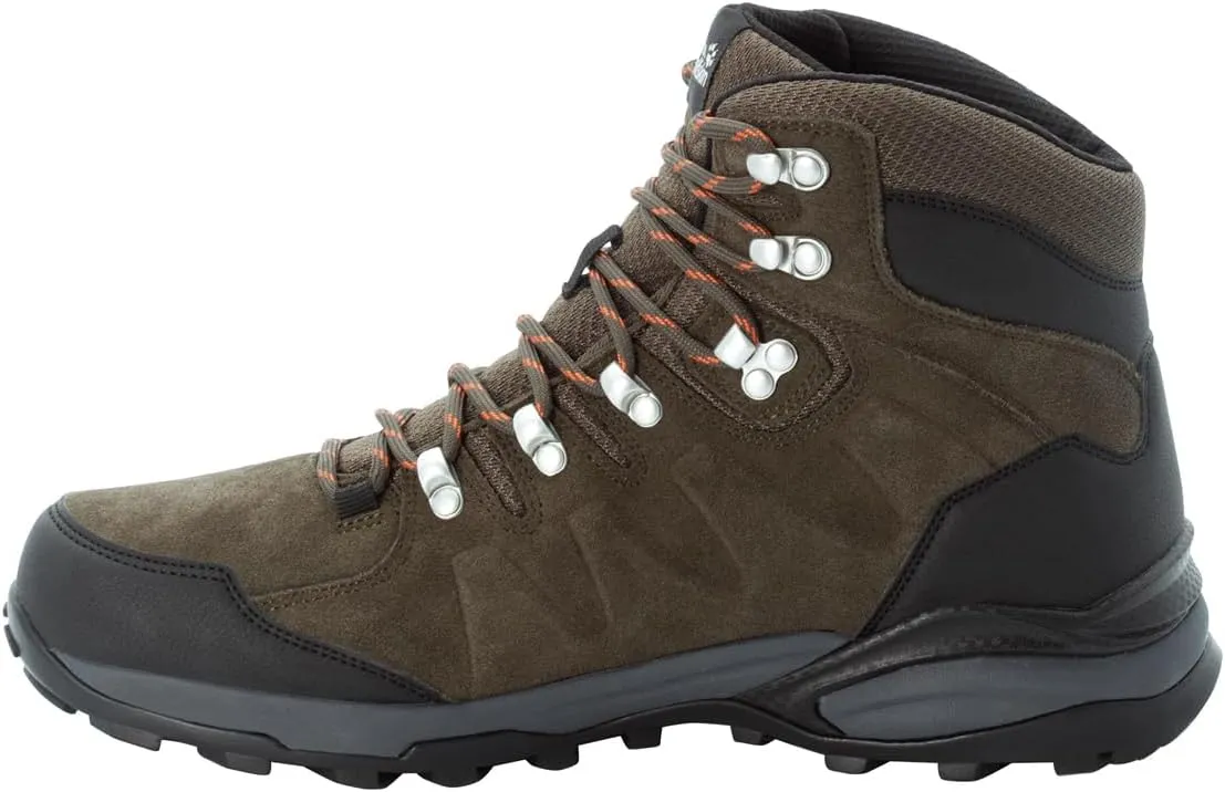 Jack Wolfskin Men's Refugio Texapore Mid Hiking Shoe Backpacking Boot