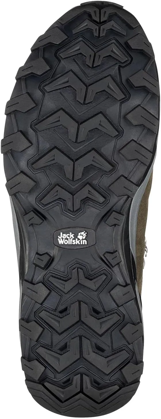 Jack Wolfskin Men's Refugio Texapore Mid Hiking Shoe Backpacking Boot