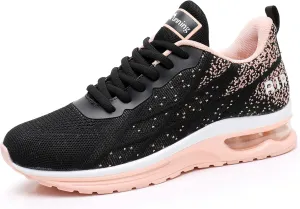 JARLIF Women's Lightweight Athletic Running Shoes Breathable Sport Air Fitness Gym Jogging Sneakers (Size5.5-11)