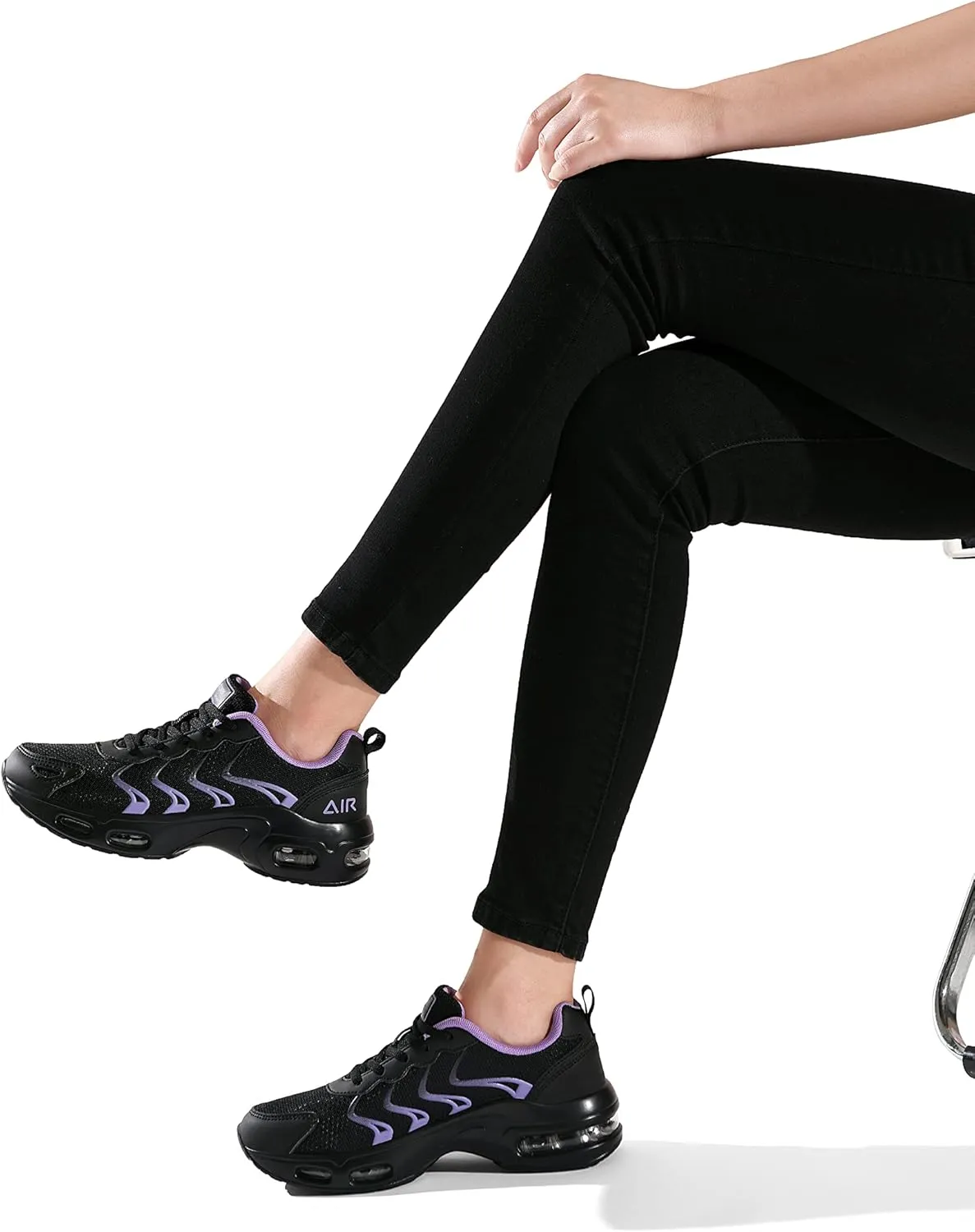 JARLIF Women's Lightweight Athletic Running Shoes Breathable Sport Air Fitness Gym Jogging Sneakers (Size5.5-11)