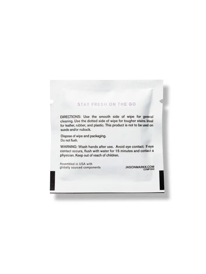 Jason Markk Shoe Cleaning Quick Wipes - 30 Pack